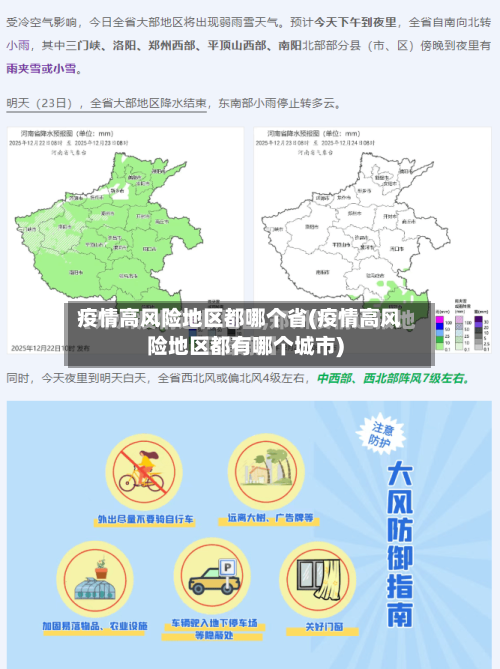 疫情高风险地区都哪个省(疫情高风险地区都有哪个城市)