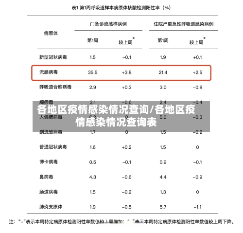 各地区疫情感染情况查询/各地区疫情感染情况查询表-第2张图片