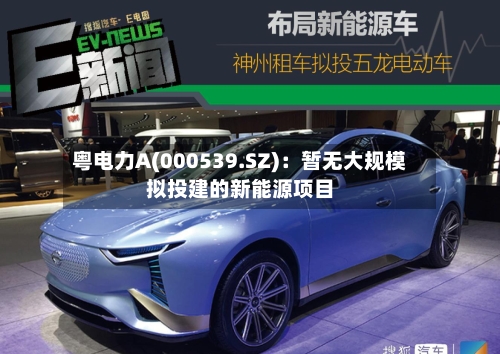 粤电力A(000539.SZ)：暂无大规模拟投建的新能源项目