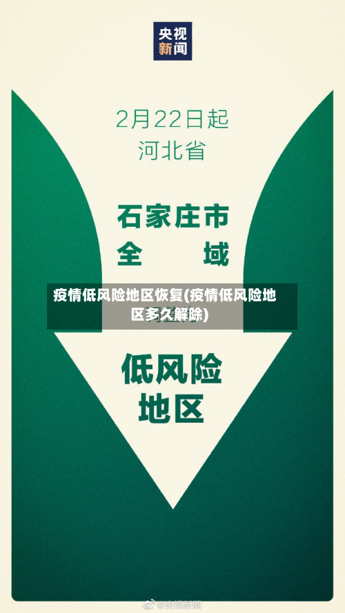 疫情低风险地区恢复(疫情低风险地区多久解除)