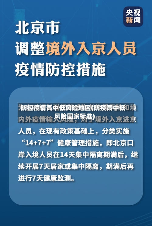 防控疫情高中低风险地区(防疫高中低风险国家标准)
