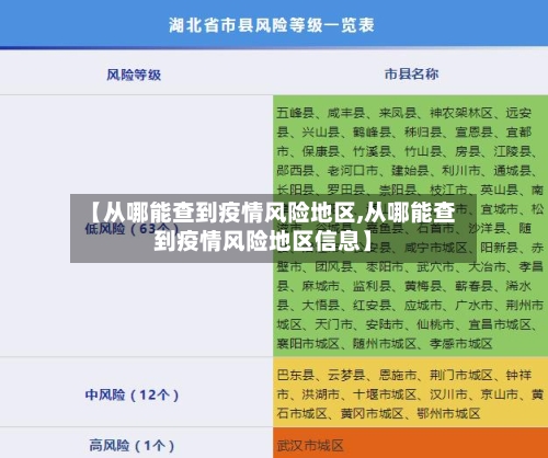 【从哪能查到疫情风险地区,从哪能查到疫情风险地区信息】