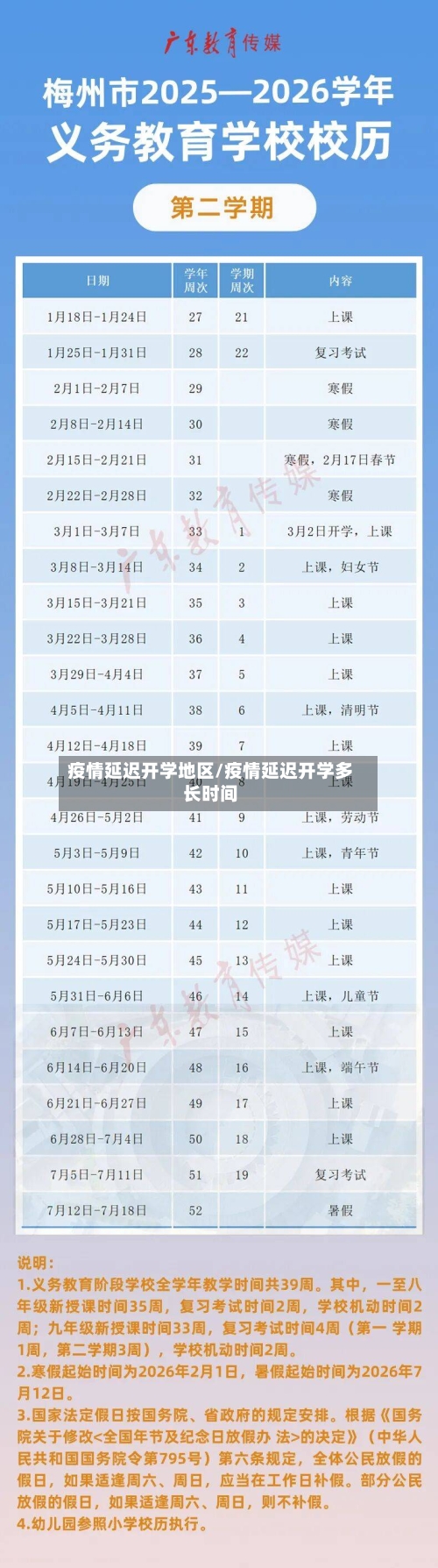 疫情延迟开学地区/疫情延迟开学多长时间