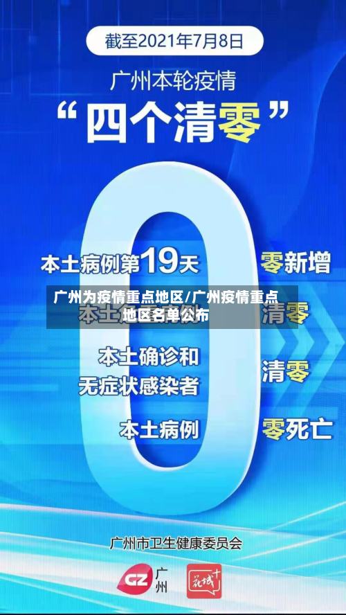 广州为疫情重点地区/广州疫情重点地区名单公布