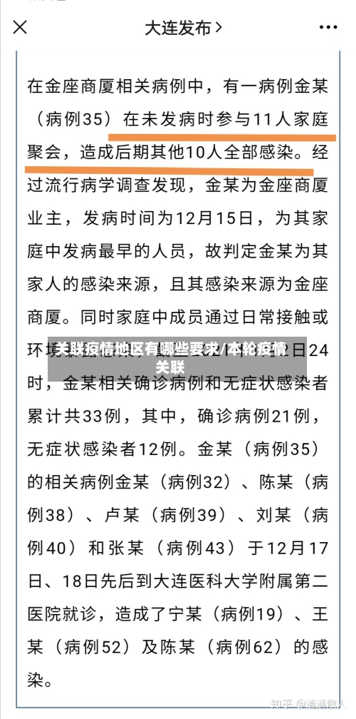 关联疫情地区有哪些要求/本轮疫情关联