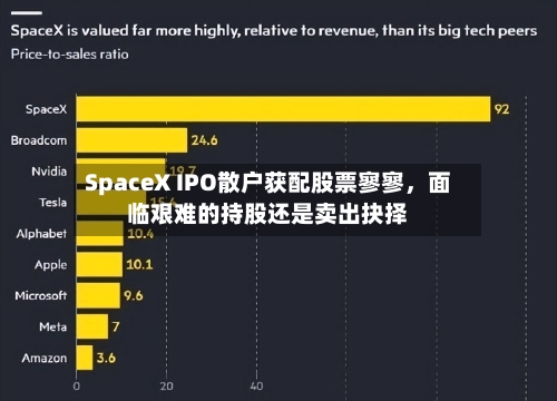 SpaceX IPO散户获配股票寥寥，面临艰难的持股还是卖出抉择