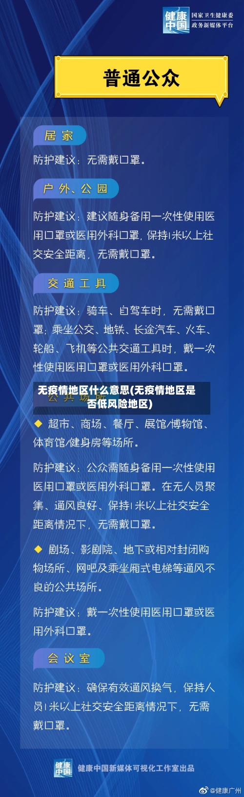 无疫情地区什么意思(无疫情地区是否低风险地区)