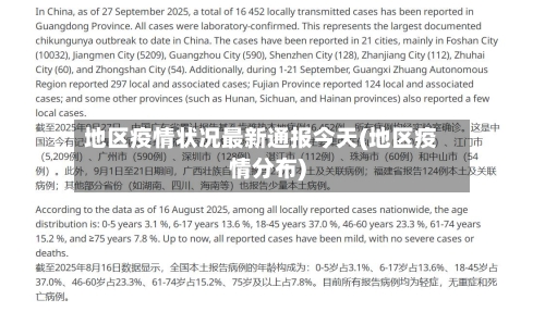 地区疫情状况最新通报今天(地区疫情分布)