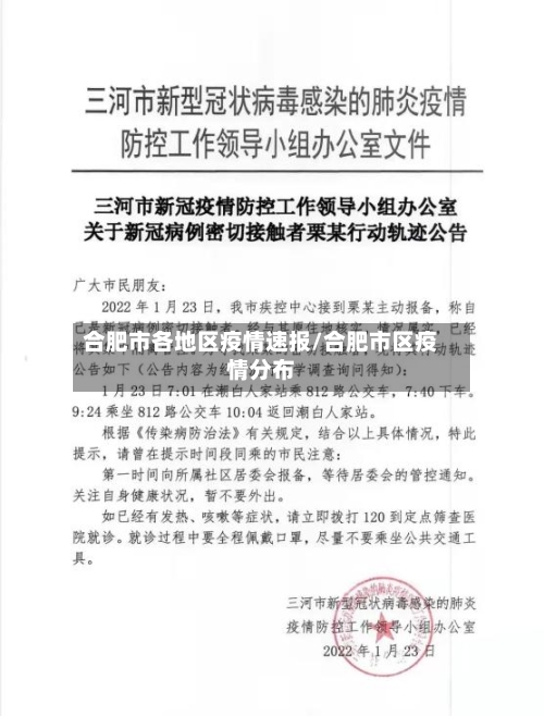 合肥市各地区疫情速报/合肥市区疫情分布