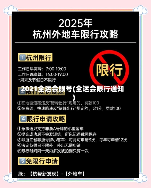 2021全运会限号(全运会限行通知)