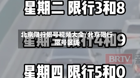 北京限行限号视频大全/北京限行限号区域