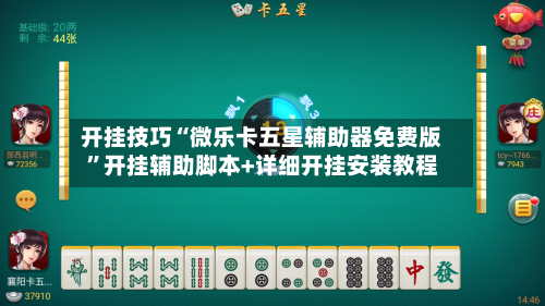 开挂技巧“微乐卡五星辅助器免费版”开挂辅助脚本+详细开挂安装教程
