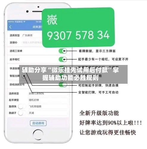 辅助分享“微乐挂先试用后付款”掌握辅助功能必胜规则
