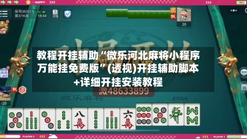 教程开挂辅助“微乐河北麻将小程序万能挂免费版”(透视)开挂辅助脚本+详细开挂安装教程