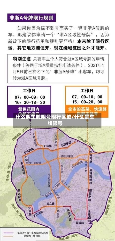 什么叫车牌限号限行区域/什么是车牌限号