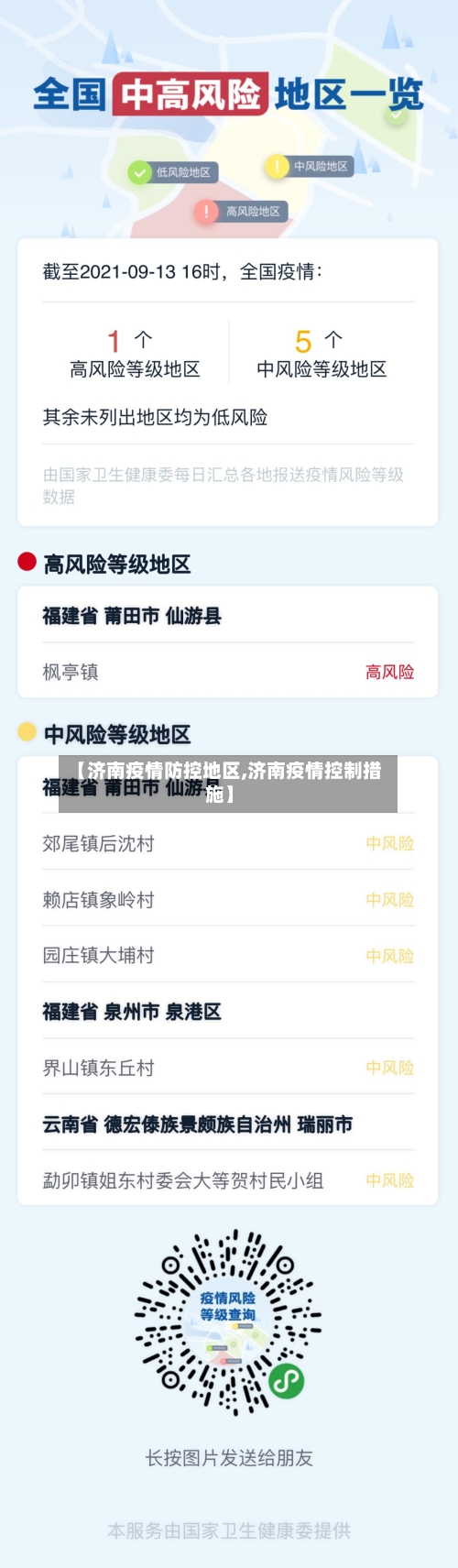 【济南疫情防控地区,济南疫情控制措施】