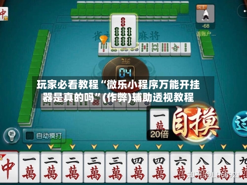 玩家必看教程“微乐小程序万能开挂器是真的吗”(作弊)辅助透视教程