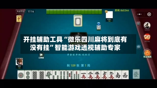 开挂辅助工具“微乐四川麻将到底有没有挂”智能游戏透视辅助专家