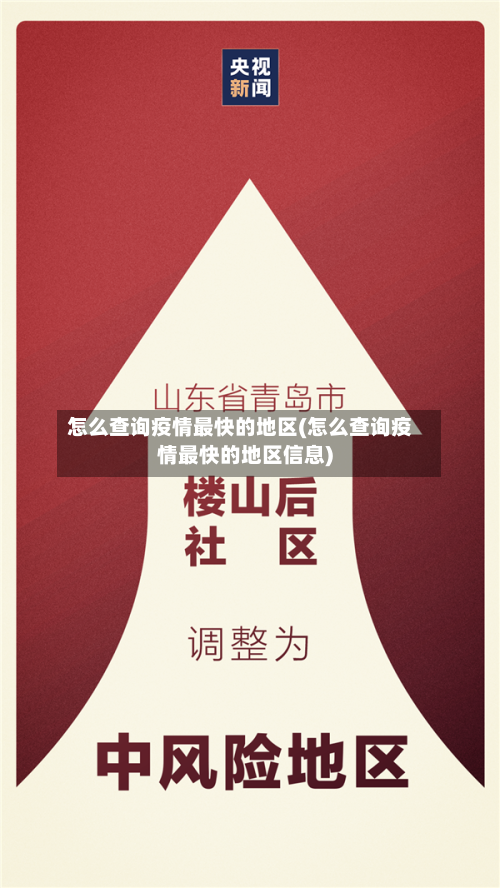 怎么查询疫情最快的地区(怎么查询疫情最快的地区信息)